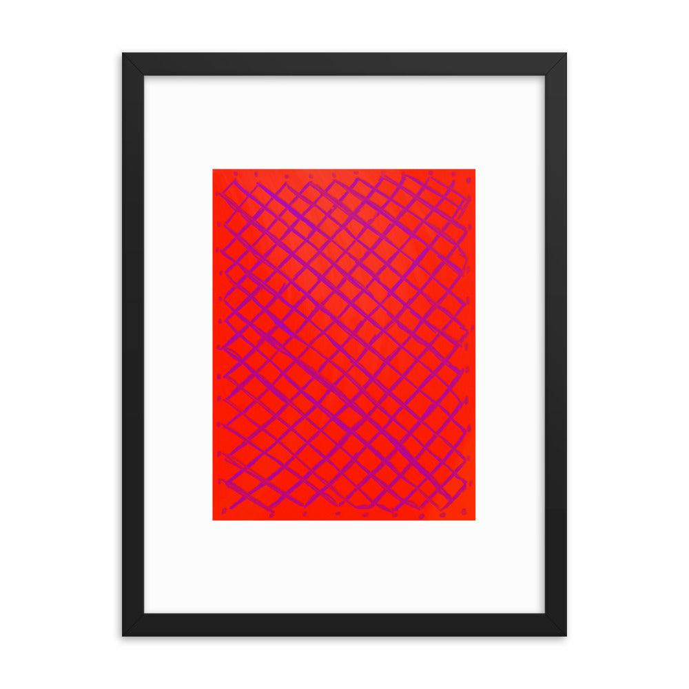 Red Carpet - Framed photo paper poster