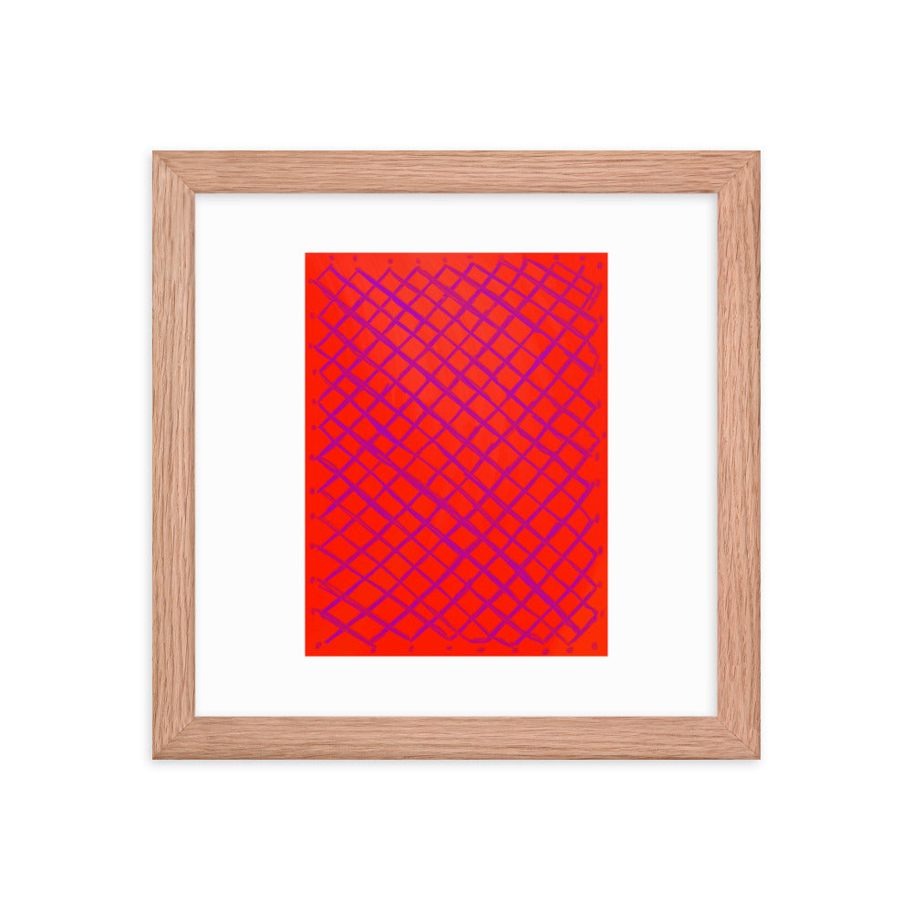 Red Carpet - Framed photo paper poster