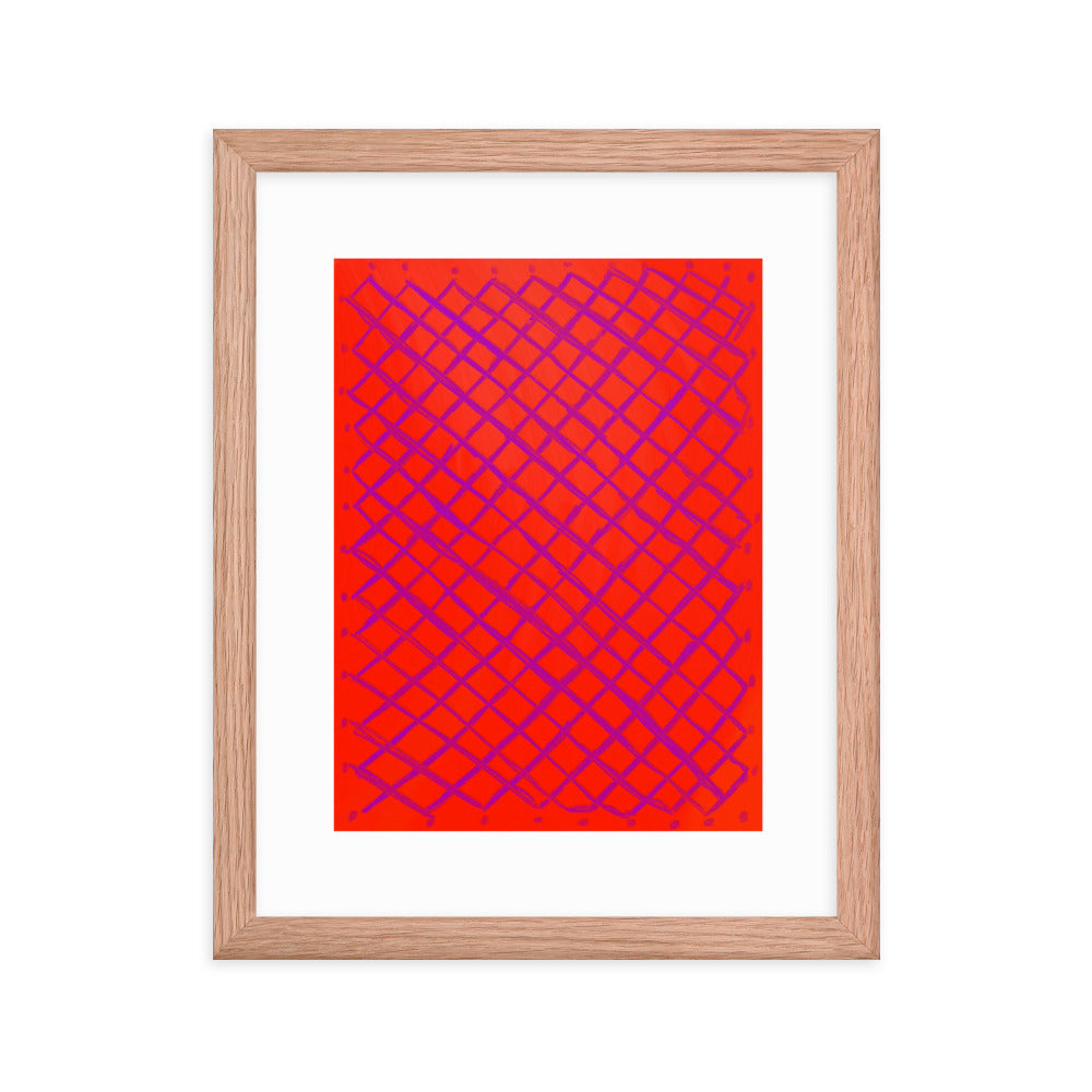 Red Carpet - Framed photo paper poster