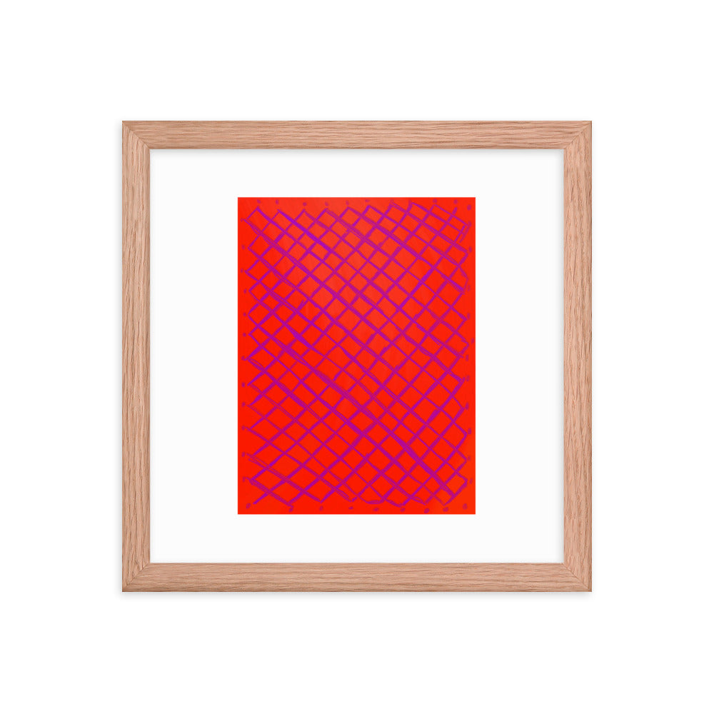 Red Carpet - Framed photo paper poster