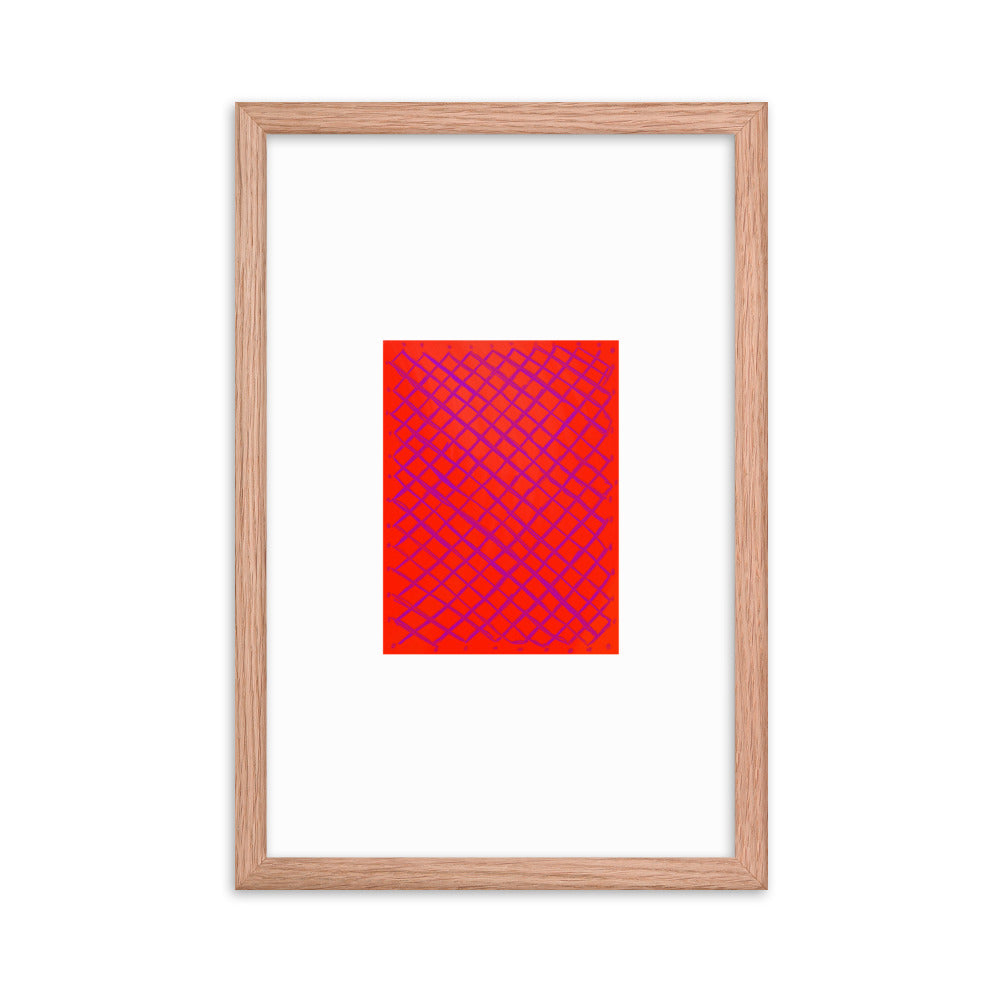 Red Carpet - Framed photo paper poster