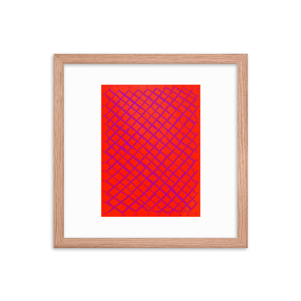 Red Carpet - Framed photo paper poster