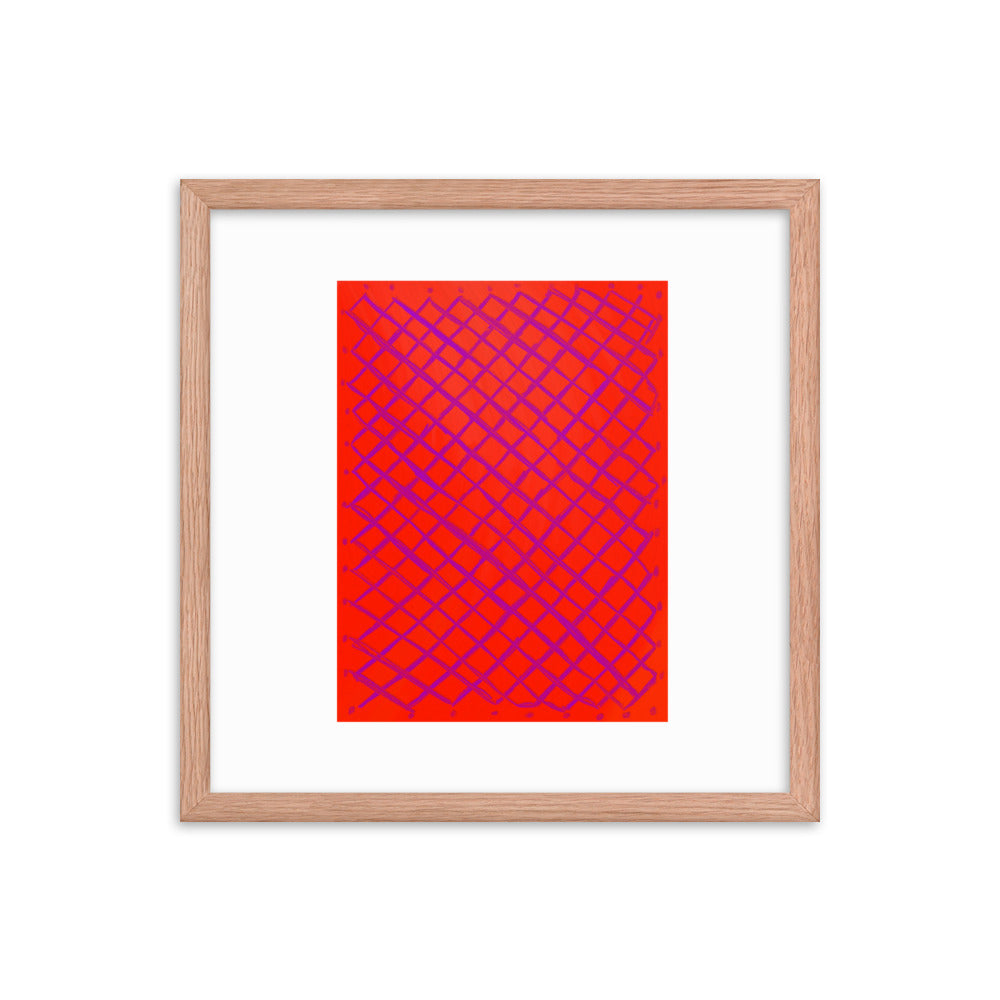 Red Carpet - Framed photo paper poster