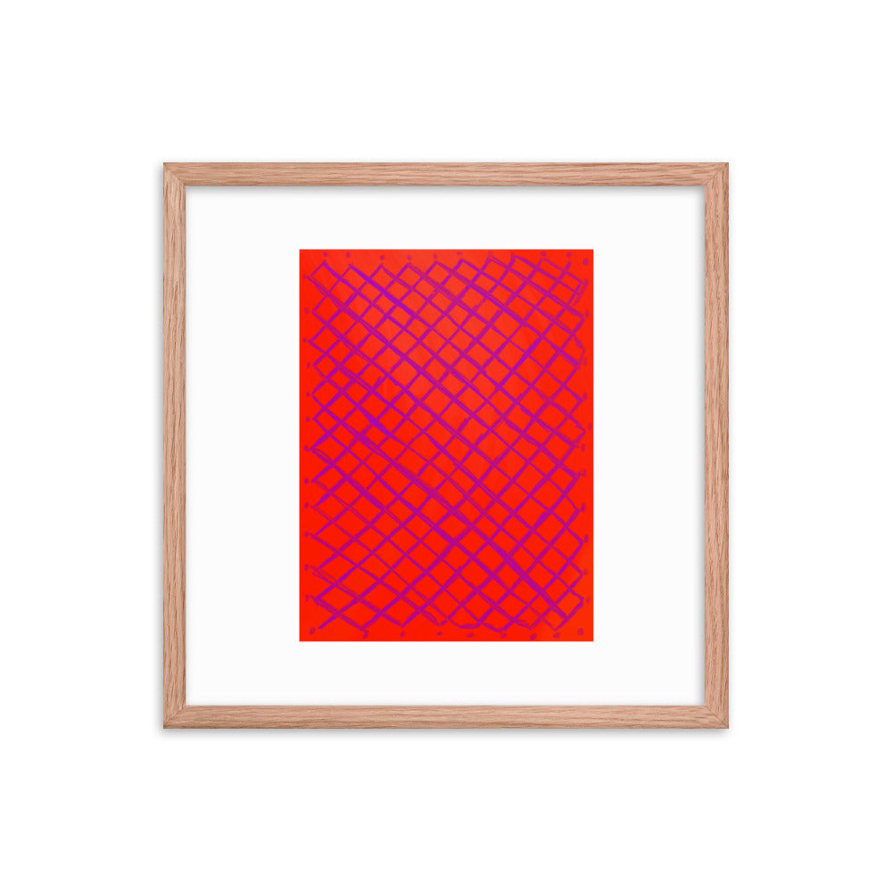 Red Carpet - Framed photo paper poster