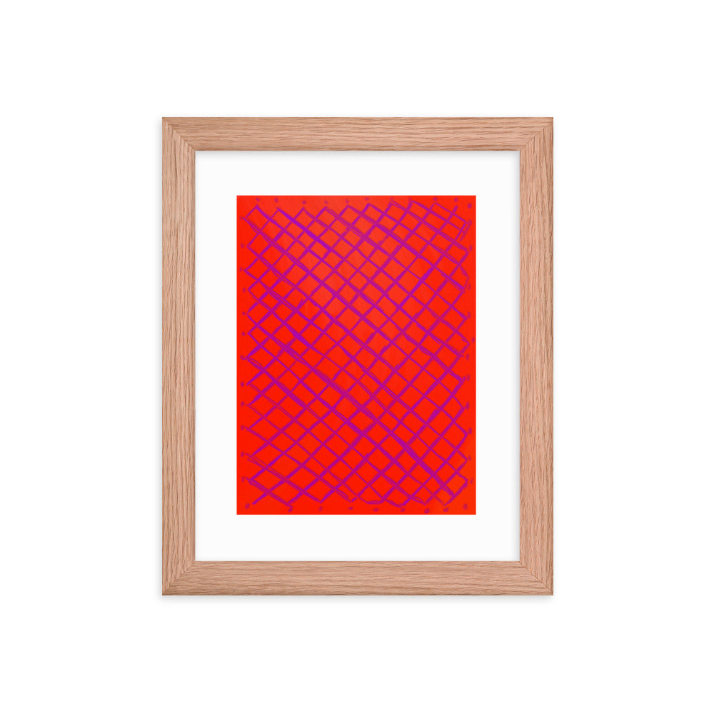 Red Carpet - Framed photo paper poster