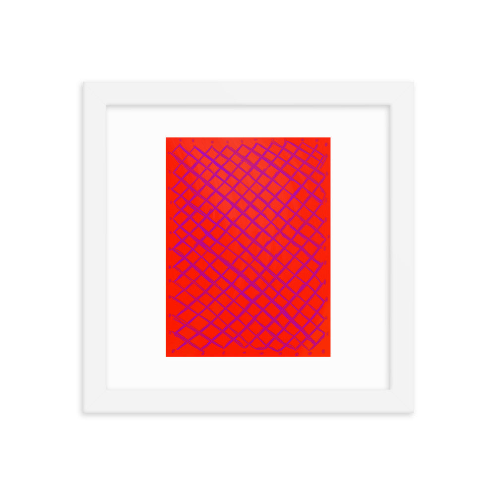 Red Carpet - Framed photo paper poster