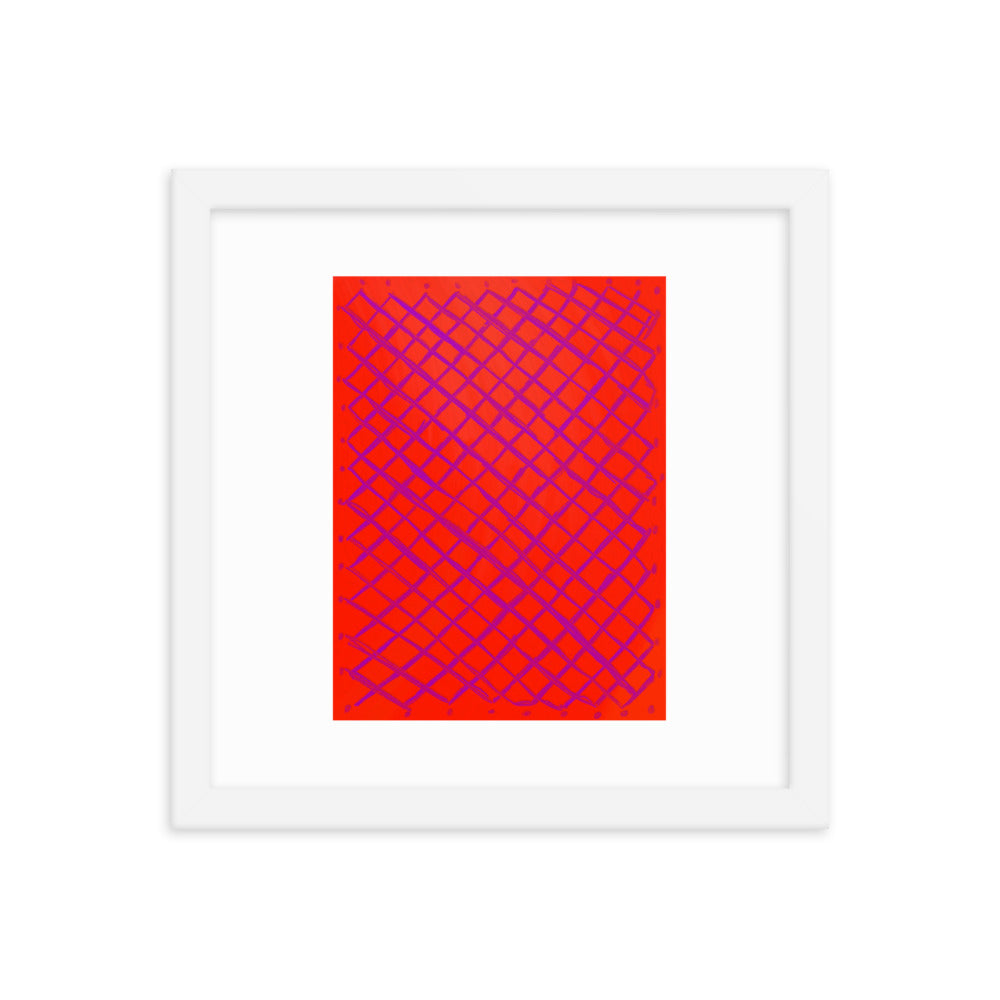 Red Carpet - Framed photo paper poster