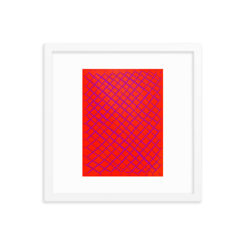 Red Carpet - Framed photo paper poster