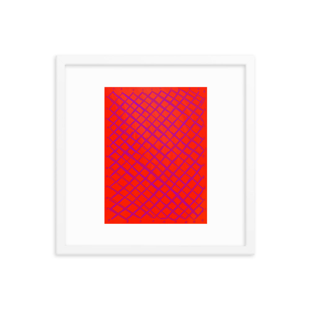 Red Carpet - Framed photo paper poster