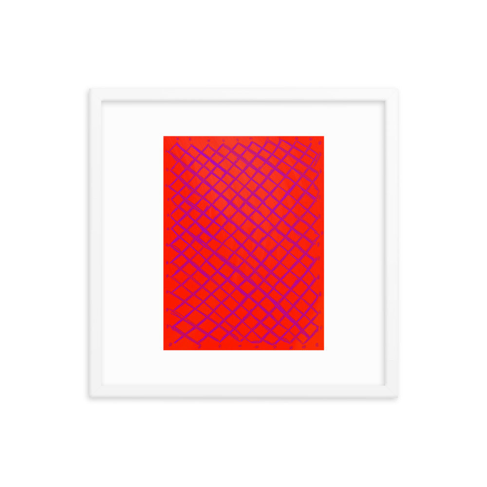 Red Carpet - Framed photo paper poster