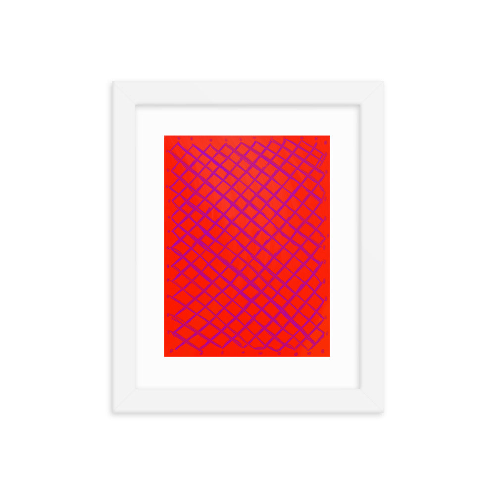 Red Carpet - Framed photo paper poster